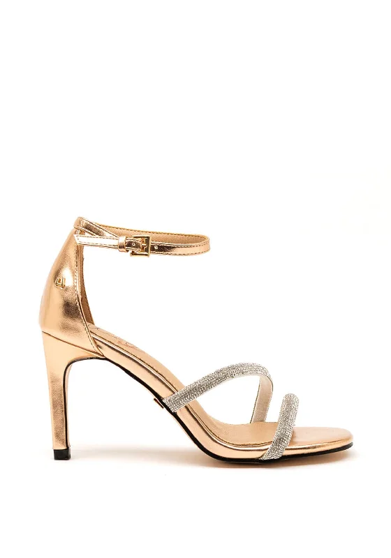 Women's Cork - Soled Espadrille Sandals with a Rope - Trimmed Upper in Navy for a Summer Vibe Una Healy Xanadu Diamante Strap Heeled Sandals, Rose Gold Women's Cork - Soled Espadrille Sandals with a Rope - Trimmed Upper in Navy for a Summer Vibe Una Healy Xanadu Diamante Strap Heeled Sandals, Rose Gold