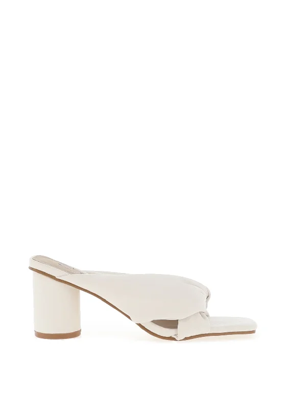 Women's forest green stiletto heel pumps for a nature - inspired look Zen Collection Faux Leather Knot Heeled Shoe, White Women's forest green stiletto heel pumps for a nature - inspired look Zen Collection Faux Leather Knot Heeled Shoe, White
