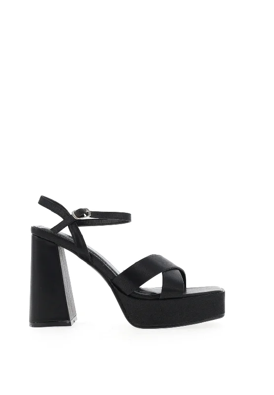 Women's Leather - Strapped Sandals with a Braided Detail in Brown for a Rustic Appeal Zen Collection Chunky Platform Heeled Sandals, Black Women's Leather - Strapped Sandals with a Braided Detail in Brown for a Rustic Appeal Zen Collection Chunky Platform Heeled Sandals, Black