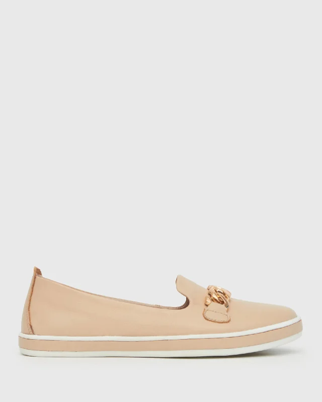 Women's Embroidered Floral Pattern Loafers in Beige for a Spring - Inspired Outfit GRAPE Leather Slip On Flats Women's Embroidered Floral Pattern Loafers in Beige for a Spring - Inspired Outfit GRAPE Leather Slip On Flats