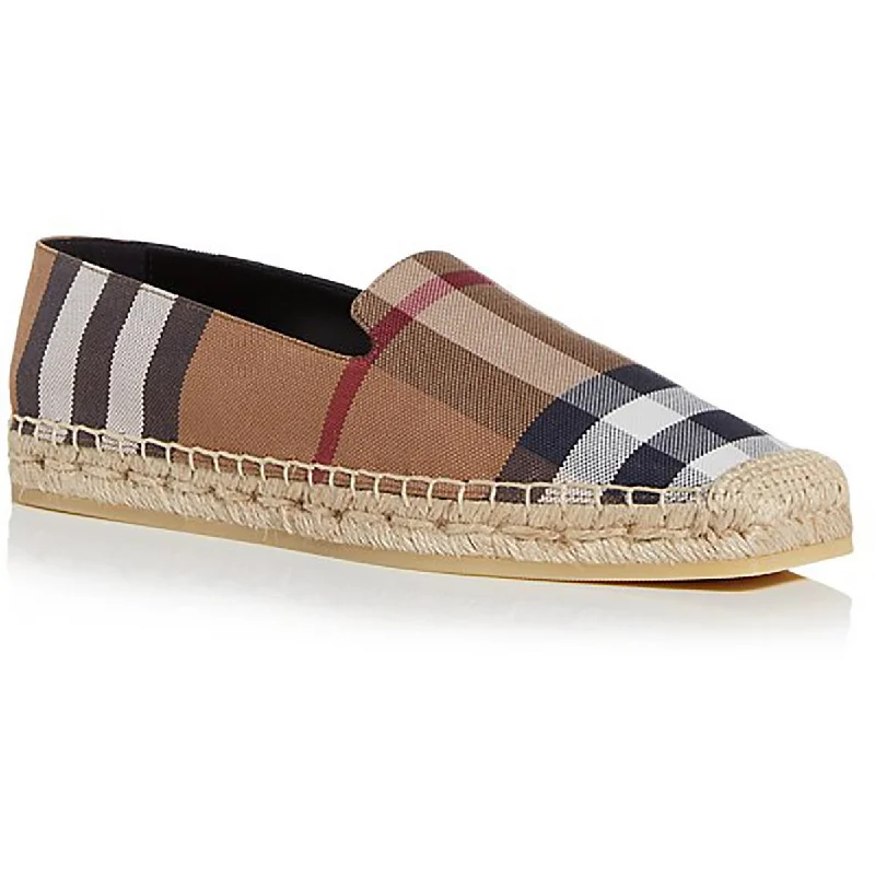 Women's Bow - Adorned Oxfords in Red for a Feminine Appeal Burberry Womens Cotton Flat Espadrilles