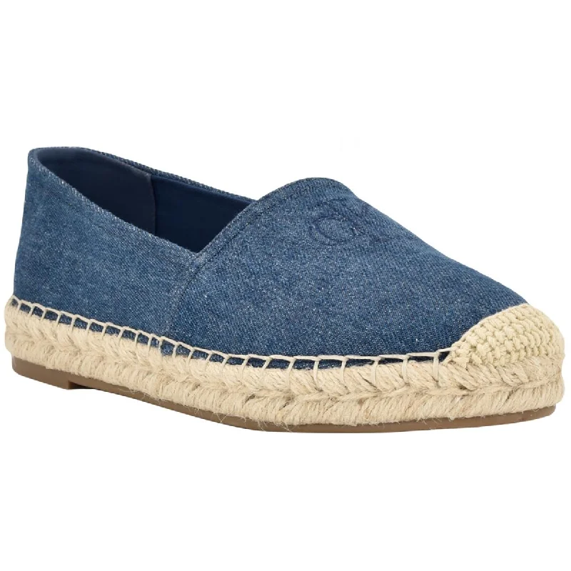 Women's Premium Full - Grain Leather Oxfords in Dark Brown for a Classic Office Look Calvin Klein Jeans Womens Padona Round Toe Casual Espadrilles