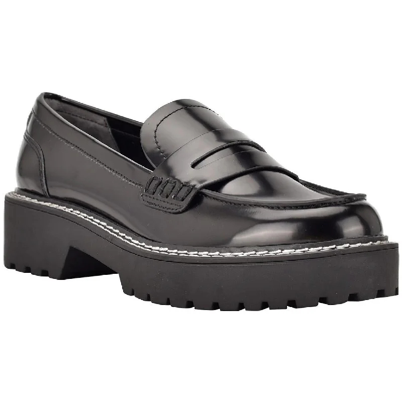 Women's Geometric - Patterned Oxfords in Multicolor for a Fashion - Forward Statement Calvin Klein Womens Suzie 2 Patent Lug Sole Penny Loafers Women's Geometric - Patterned Oxfords in Multicolor for a Fashion - Forward Statement Calvin Klein Womens Suzie 2 Patent Lug Sole Penny Loafers