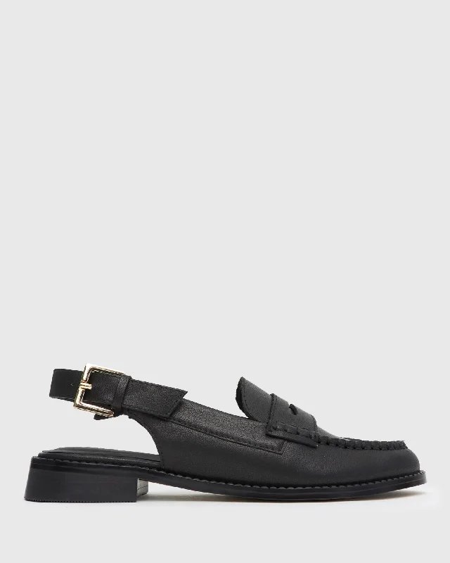 Women's Fur - Lined Loafers in Tan for a Cozy Winter Option CASABLANCA Leather Slingback Loafers Women's Fur - Lined Loafers in Tan for a Cozy Winter Option CASABLANCA Leather Slingback Loafers