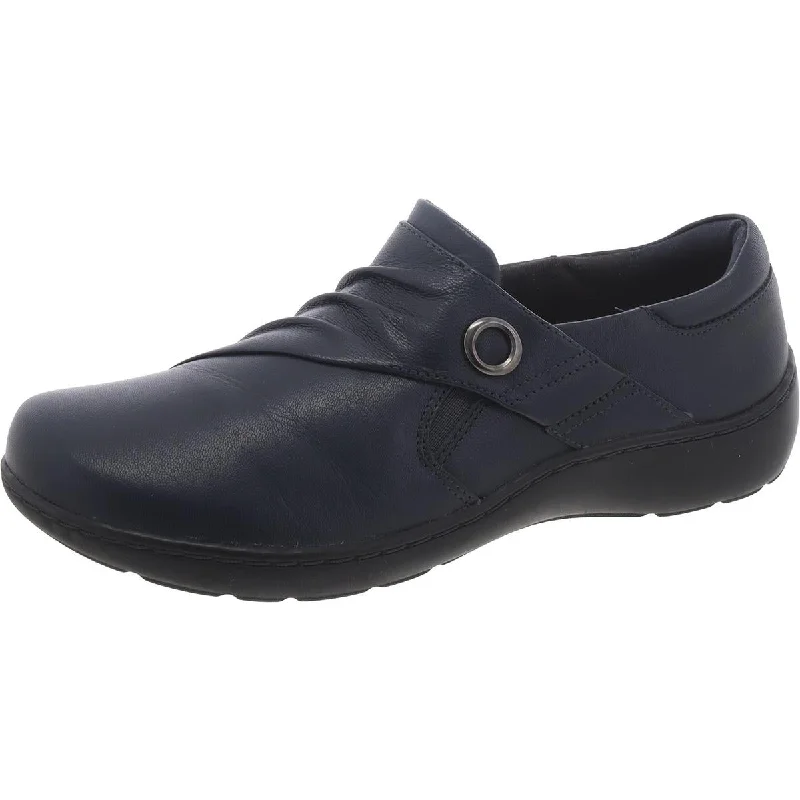 Navy Leather