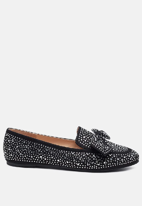 Women's Geometric - Patterned Loafers in Multicolor for a Fashion - Forward Look Dewdrops Embellished Casual Bow Loafers Women's Geometric - Patterned Loafers in Multicolor for a Fashion - Forward Look Dewdrops Embellished Casual Bow Loafers