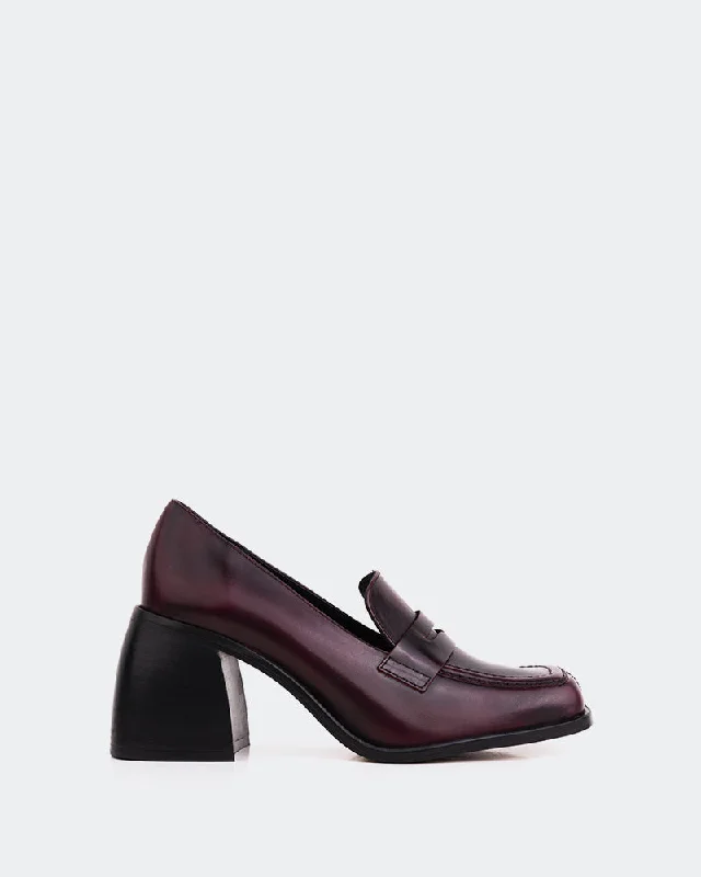 Women's Fur - Lined Loafers in Tan for a Cozy Winter Option Elm Burgundy