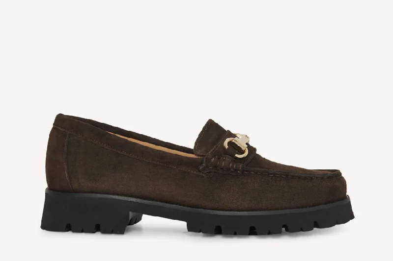 Women's Bow - Embellished Loafers in Red for a Feminine Touch FARREN
