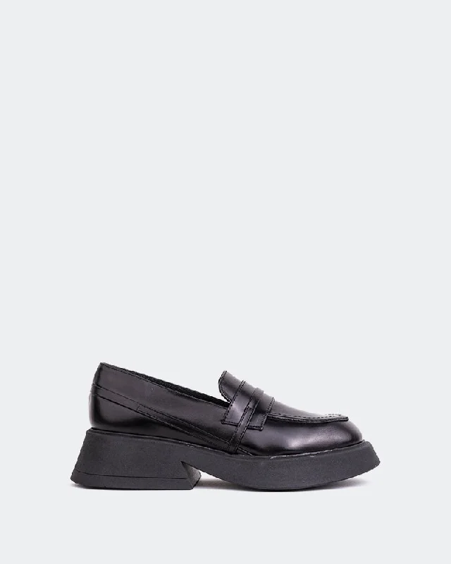 Women's Fur - Lined Loafers in Tan for a Cozy Winter Option Felix Black Leather