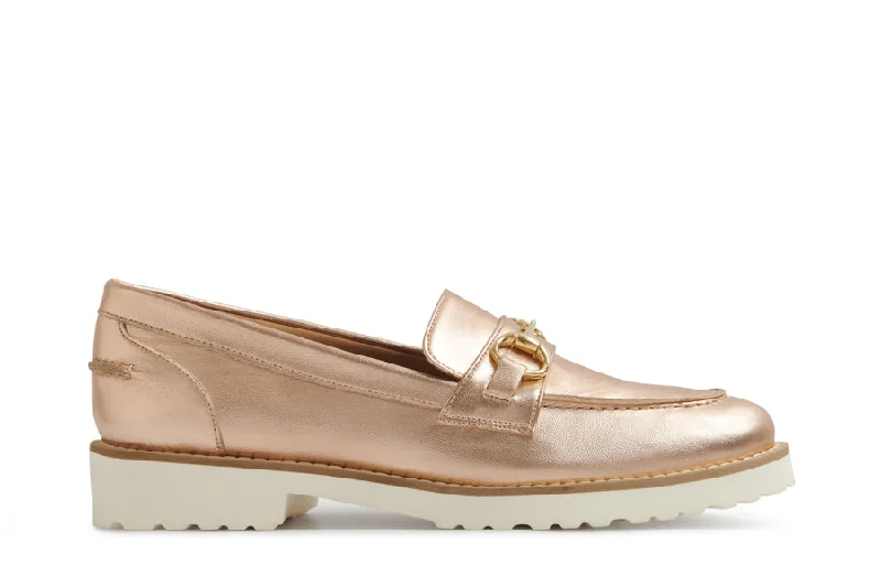 Women's Embroidered Floral Pattern Loafers in Beige for a Spring - Inspired Outfit GILD