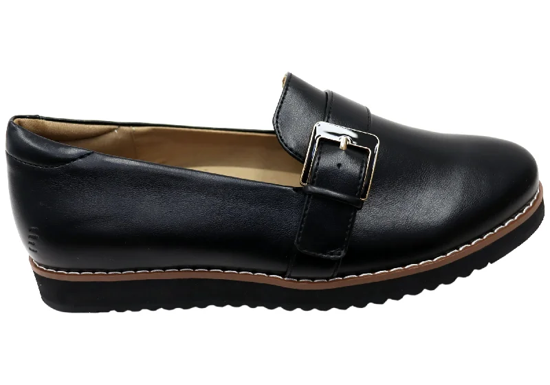 Women's Premium Leather Tassel Loafers in Dark Brown for a Classic Office Look Homyped Ether Buckle Womens Comfortable Shoes Women's Premium Leather Tassel Loafers in Dark Brown for a Classic Office Look Homyped Ether Buckle Womens Comfortable Shoes