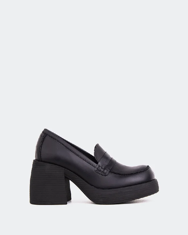 Women's Geometric - Patterned Loafers in Multicolor for a Fashion - Forward Look Levigne Black Leather Women's Geometric - Patterned Loafers in Multicolor for a Fashion - Forward Look Levigne Black Leather