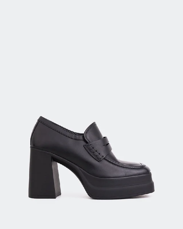 Women's Fur - Lined Loafers in Tan for a Cozy Winter Option Lungara Black Leather