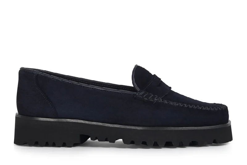 Navy blue (Suede)
