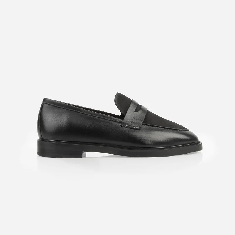 Women's Glitter - Embellished Loafers in Silver for a Sparkly Party Look The Milan Loafer Black Women's Glitter - Embellished Loafers in Silver for a Sparkly Party Look The Milan Loafer Black