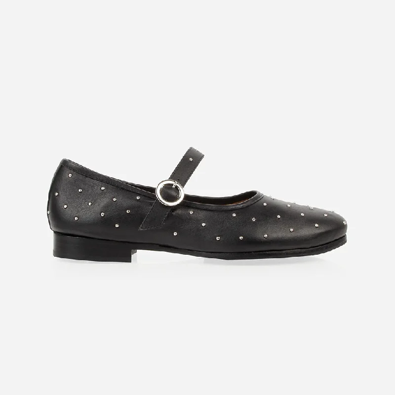 Women's Bow - Embellished Loafers in Red for a Feminine Touch The Modern-Day Mary Jane Black Studded Women's Bow - Embellished Loafers in Red for a Feminine Touch The Modern-Day Mary Jane Black Studded