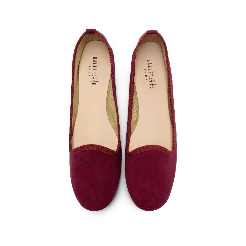 Women's Embroidered Floral Pattern Loafers in Beige for a Spring - Inspired Outfit Women loafers in burgundy suede