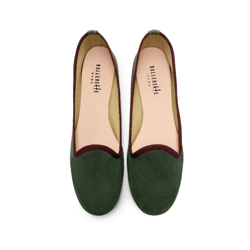 Women's Metallic Foil - Finish Loafers in Gold for a Glamorous Night Out Women loafers in olive green suede and burgundy details Women's Metallic Foil - Finish Loafers in Gold for a Glamorous Night Out Women loafers in olive green suede and burgundy details