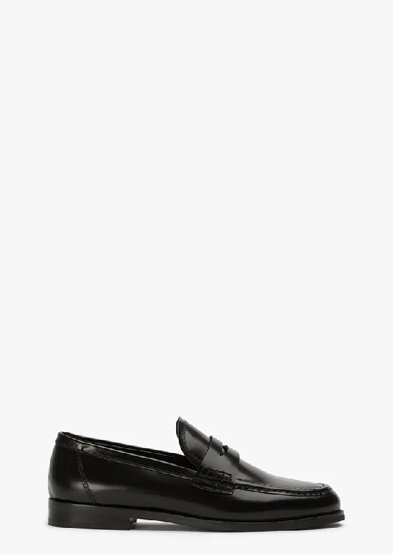 Women's Bow - Embellished Loafers in Red for a Feminine Touch Zac Black Hi Shine