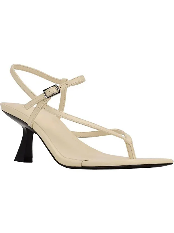 Plus Size Women's Gladiator - Style Heeled Sandals with Multiple Straps in Tan for a Boho - Inspired Ensemble Calinda Womens Leather Thong Heels Plus Size Women's Gladiator - Style Heeled Sandals with Multiple Straps in Tan for a Boho - Inspired Ensemble Calinda Womens Leather Thong Heels