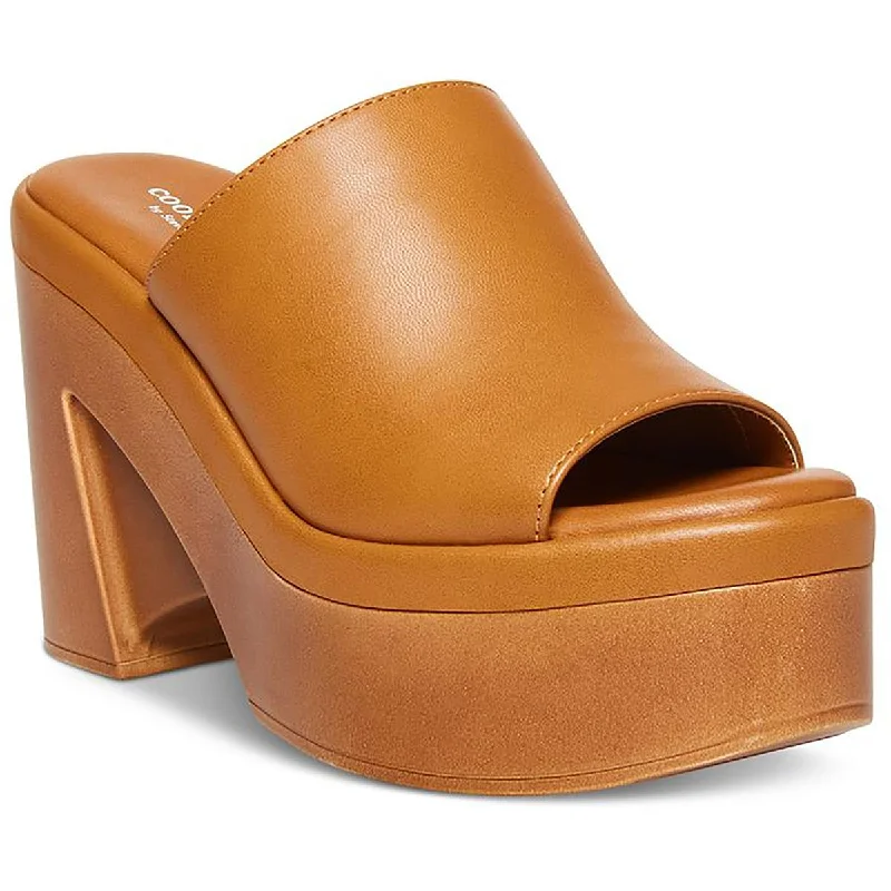 Plus Size Women's Gladiator - Style Heeled Sandals with Multiple Straps in Tan for a Boho - Inspired Ensemble Cool Planet by Steve Madden Womens Walnut Faux Leather Heels Platform Sandals Plus Size Women's Gladiator - Style Heeled Sandals with Multiple Straps in Tan for a Boho - Inspired Ensemble Cool Planet by Steve Madden Womens Walnut Faux Leather Heels Platform Sandals