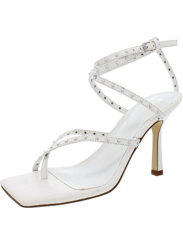 Plus Size Women's Gladiator - Style Heeled Sandals with Multiple Straps in Tan for a Boho - Inspired Ensemble Dallin Womens Leather Strappy Heels Plus Size Women's Gladiator - Style Heeled Sandals with Multiple Straps in Tan for a Boho - Inspired Ensemble Dallin Womens Leather Strappy Heels