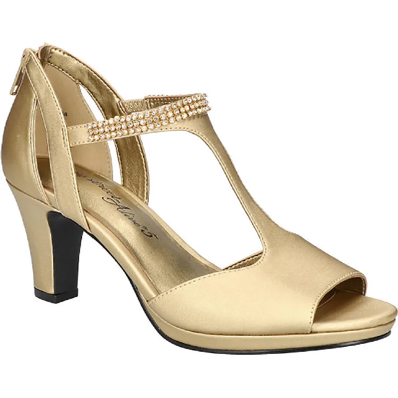 Women's Beaded Heeled Sandals with Strappy Design in White for a Romantic and Feminine Wedding Guest Outfit Easy Street Womens Flash Embellished Heels Women's Beaded Heeled Sandals with Strappy Design in White for a Romantic and Feminine Wedding Guest Outfit Easy Street Womens Flash Embellished Heels