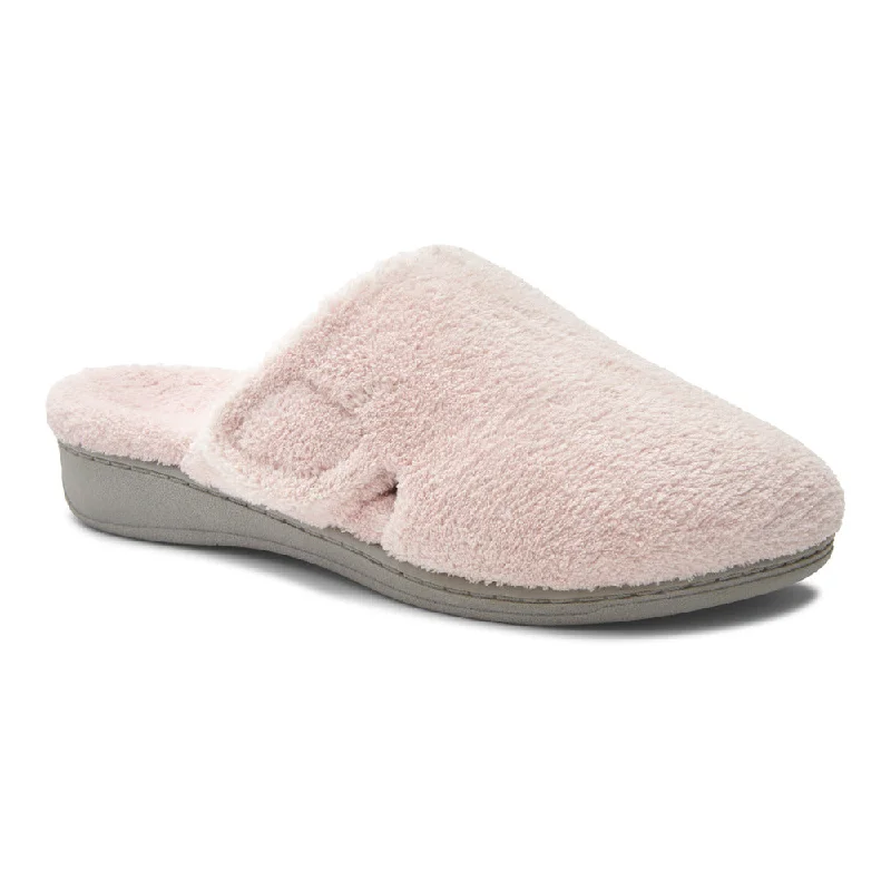Women's Shearling Lined Slippers with a Fleece Upper in Tan for Ultimate Warmth Gemma - Pink Women's Shearling Lined Slippers with a Fleece Upper in Tan for Ultimate Warmth Gemma - Pink
