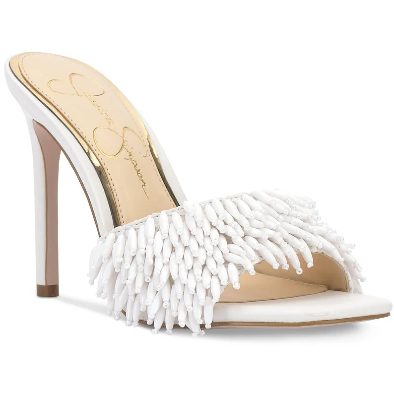 Women's Strappy Heeled Sandals with Ankle Strap in Nude for a Chic and Versatile Look Jessica Simpson Womens Olya Beaded Faux Leather Heels Women's Strappy Heeled Sandals with Ankle Strap in Nude for a Chic and Versatile Look Jessica Simpson Womens Olya Beaded Faux Leather Heels