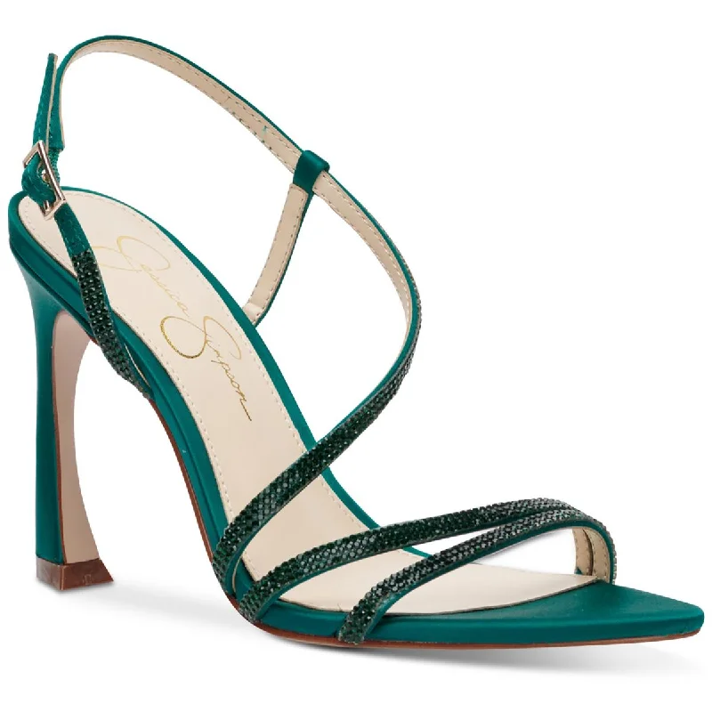 Women's Platform Heeled Sandals with Open Toe in Black for a Stylish and Comfortable Summer Pair Jessica Simpson Womens Pyine Satin Heels Women's Platform Heeled Sandals with Open Toe in Black for a Stylish and Comfortable Summer Pair Jessica Simpson Womens Pyine Satin Heels