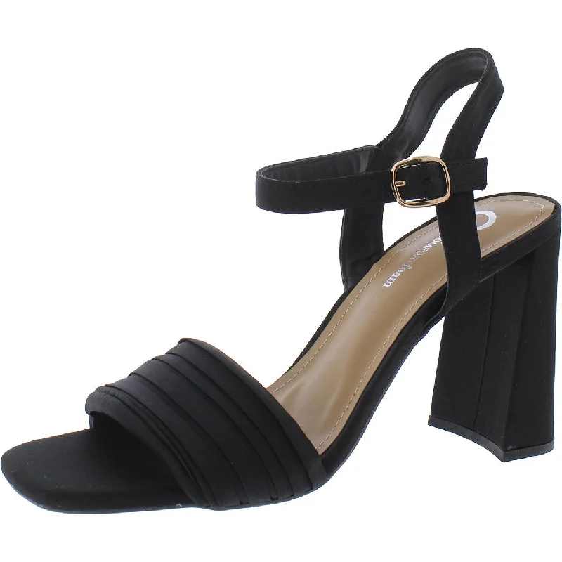 Women's Strappy Heeled Sandals with Ankle Strap in Nude for a Chic and Versatile Look Journee Collection Womens Buckle Textured Heels Women's Strappy Heeled Sandals with Ankle Strap in Nude for a Chic and Versatile Look Journee Collection Womens Buckle Textured Heels