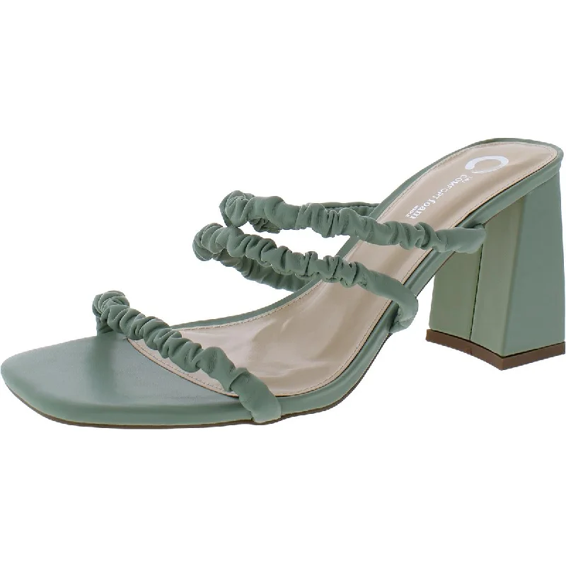 Plus Size Women's Peep - Toe Heeled Sandals with Block Heel in Navy for a Classic and Versatile Office - Appropriate Pair Journee Collection Womens Comfort Insole Man Made Heels Plus Size Women's Peep - Toe Heeled Sandals with Block Heel in Navy for a Classic and Versatile Office - Appropriate Pair Journee Collection Womens Comfort Insole Man Made Heels