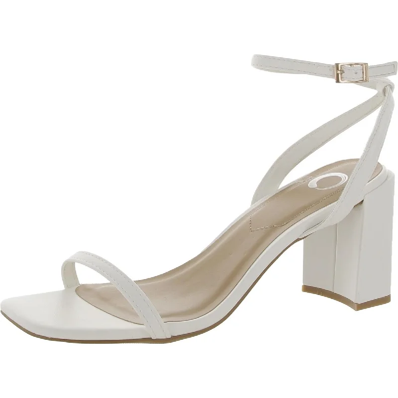Plus Size Women's Wedge Heeled Sandals with Cork Sole in Beige for Added Comfort and Style Journee Collection Womens Faux Leather Square Toe Heels Plus Size Women's Wedge Heeled Sandals with Cork Sole in Beige for Added Comfort and Style Journee Collection Womens Faux Leather Square Toe Heels