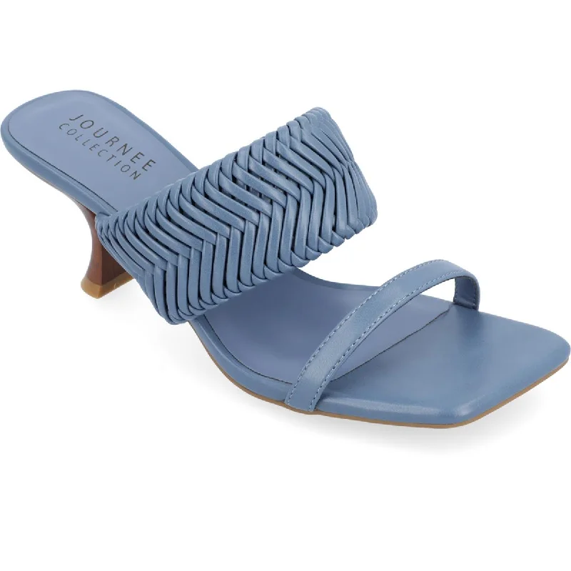 Plus Size Women's Wedge Heeled Sandals with Cork Sole in Beige for Added Comfort and Style Journee Collection Womens MONYKA Square toe Slip on Heels Plus Size Women's Wedge Heeled Sandals with Cork Sole in Beige for Added Comfort and Style Journee Collection Womens MONYKA Square toe Slip on Heels