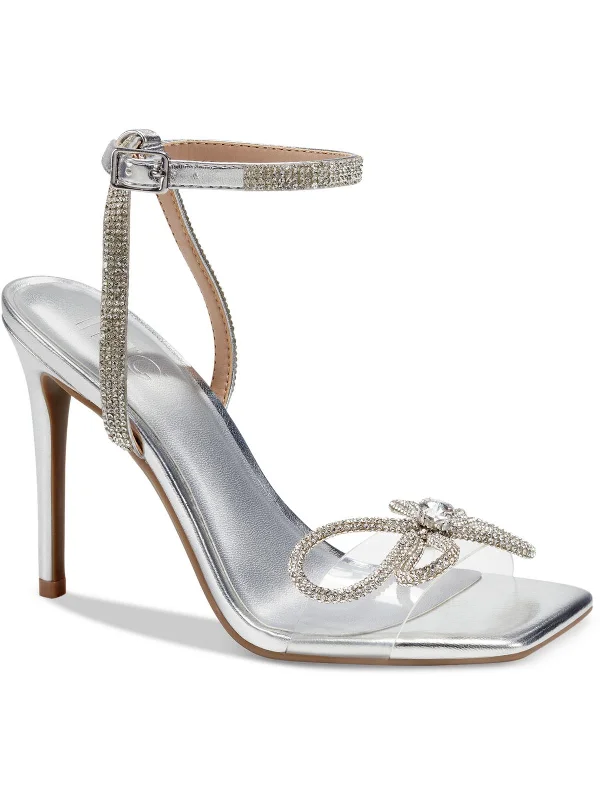Women's Beaded Heeled Sandals with Strappy Design in White for a Romantic and Feminine Wedding Guest Outfit Liively Womens Rhinestone Bow Heels Women's Beaded Heeled Sandals with Strappy Design in White for a Romantic and Feminine Wedding Guest Outfit Liively Womens Rhinestone Bow Heels