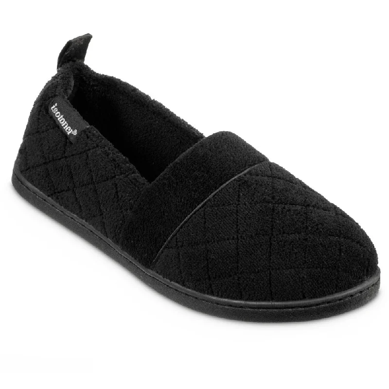 Women's Shearling Lined Slippers with a Fleece Upper in Tan for Ultimate Warmth Women's Quilted Microterry Closed Back Slippers Women's Shearling Lined Slippers with a Fleece Upper in Tan for Ultimate Warmth Women's Quilted Microterry Closed Back Slippers