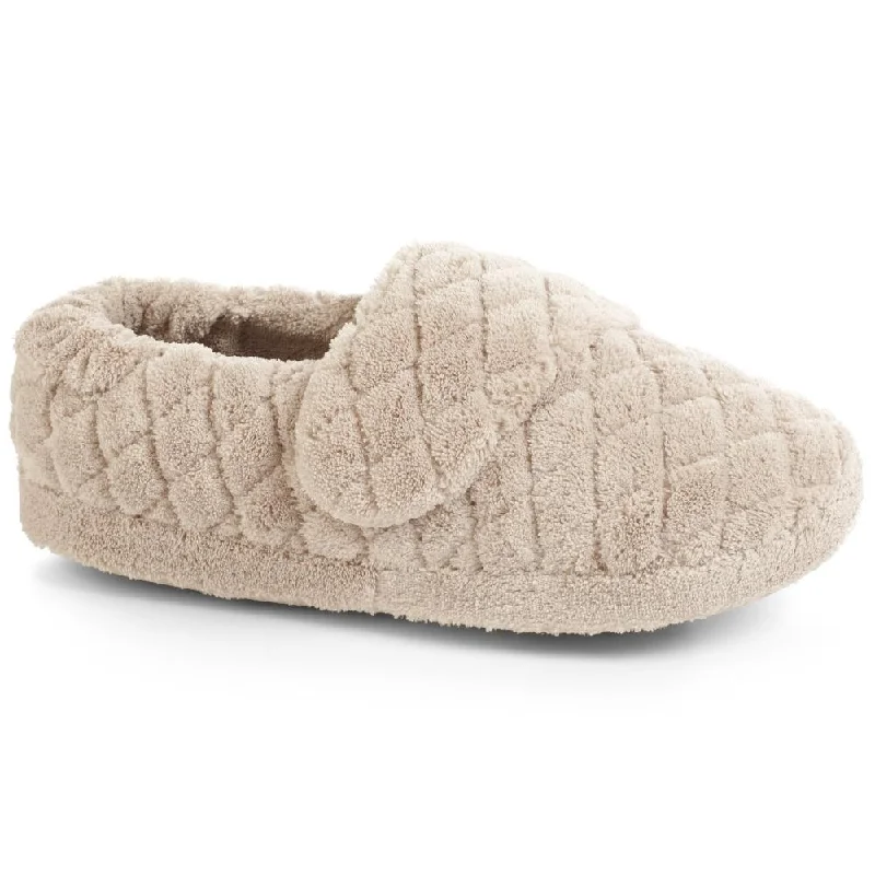 Women's Backless Slippers with a Furry Trim in Light Pink for a Cute and Casual Look Spa Wrap - Taupe Women's Backless Slippers with a Furry Trim in Light Pink for a Cute and Casual Look Spa Wrap - Taupe