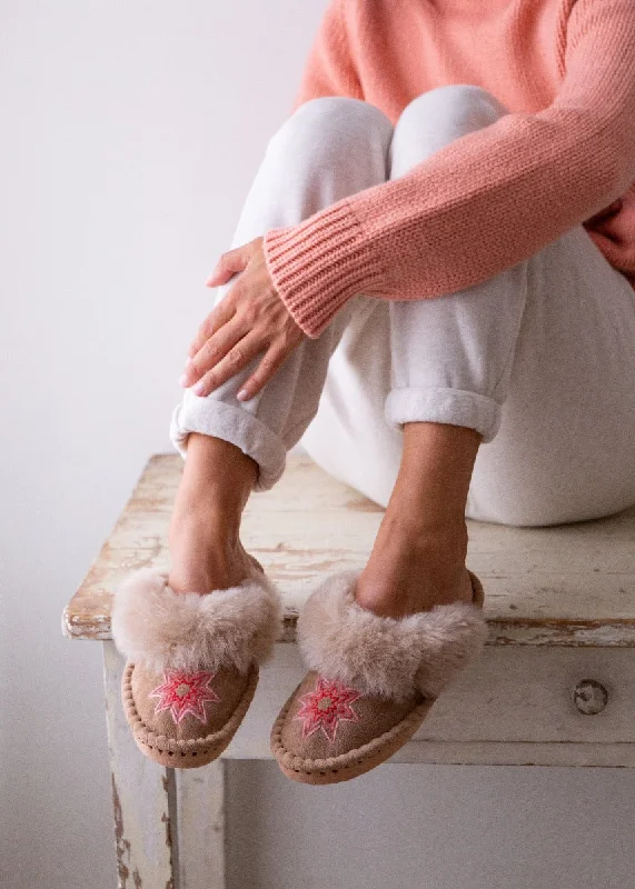 Women's Gel - Cushioned Slippers with a Soft Sole in Blue for All - Day Comfort Women's Sheepskin Mules – Estrella Red Women's Gel - Cushioned Slippers with a Soft Sole in Blue for All - Day Comfort Women's Sheepskin Mules – Estrella Red