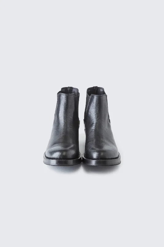 Women's faux fur - lined Chelsea boots for winter warmth AB-03H HORSEHIDE CHELSEA BOOTS Women's faux fur - lined Chelsea boots for winter warmth AB-03H HORSEHIDE CHELSEA BOOTS