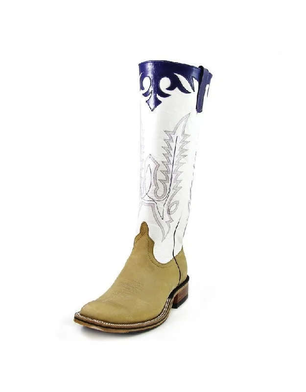 women's cowboy boots for dancing Anderson Bean | Teak Crazyhorse Tall Top Boot