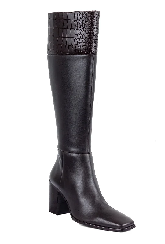 Women's long boots with a fur - trimmed collar Asher Boot