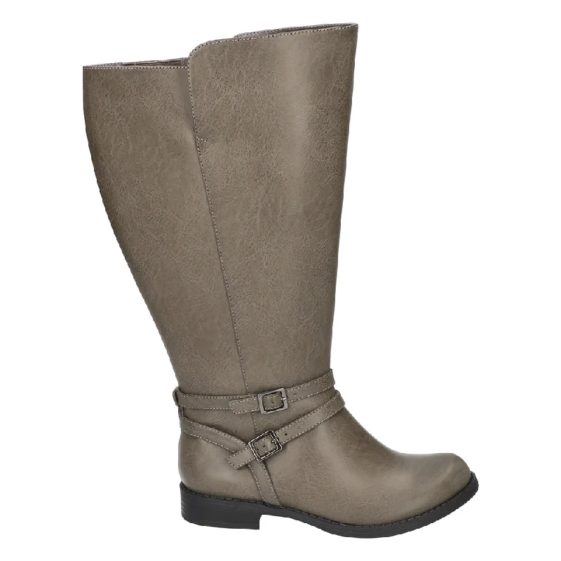 Women's insulated tall boots for cold winters Bay Plus Round Toe Zippered Boots