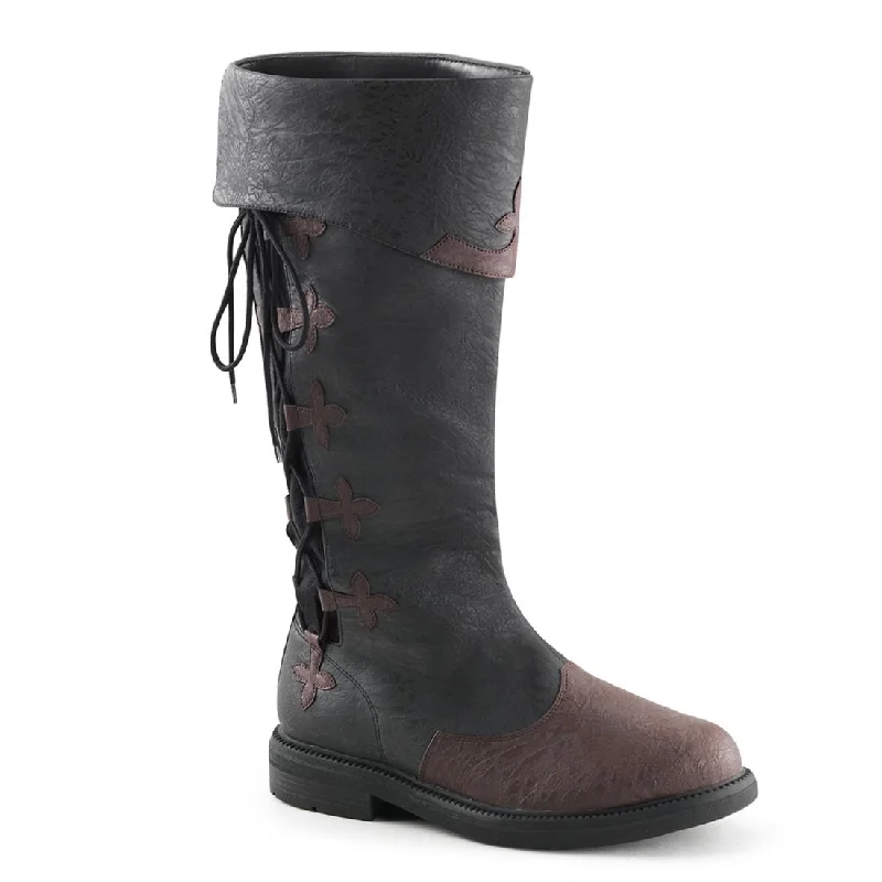 Stretch fabric knee high boots for a snug fit​ Captain-110