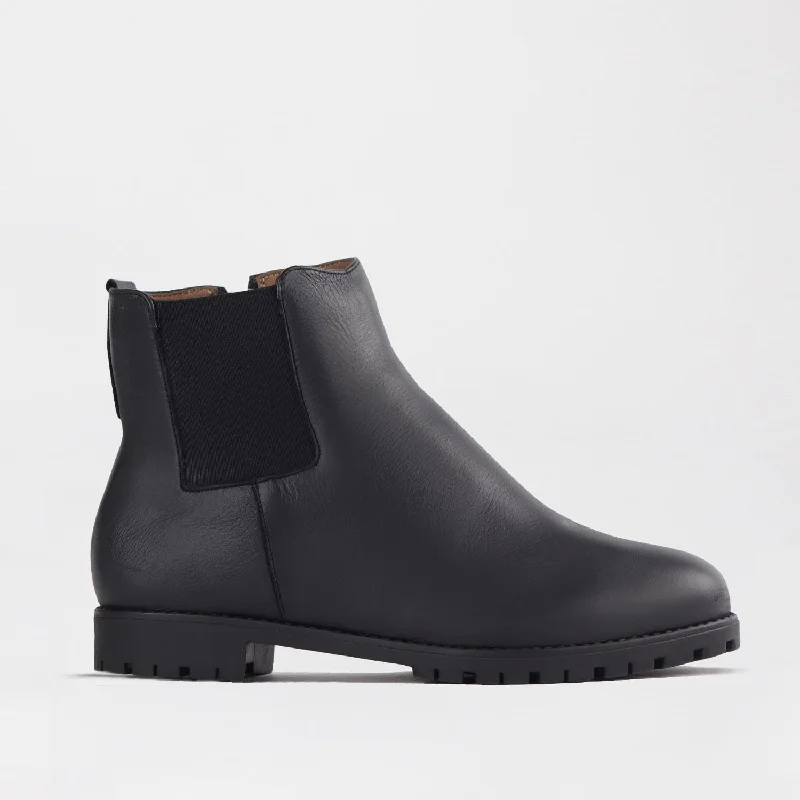 women's ankle boots with straps Chelsea Ankle Boot in Black - 12435