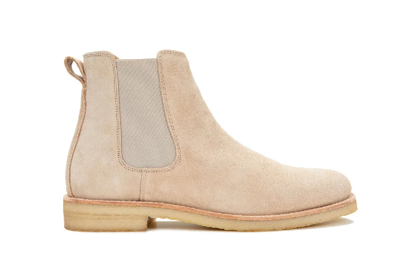 Women's geometric - patterned Chelsea boots for a modern aesthetic Chelsea Boots - Tan Women's geometric - patterned Chelsea boots for a modern aesthetic Chelsea Boots - Tan