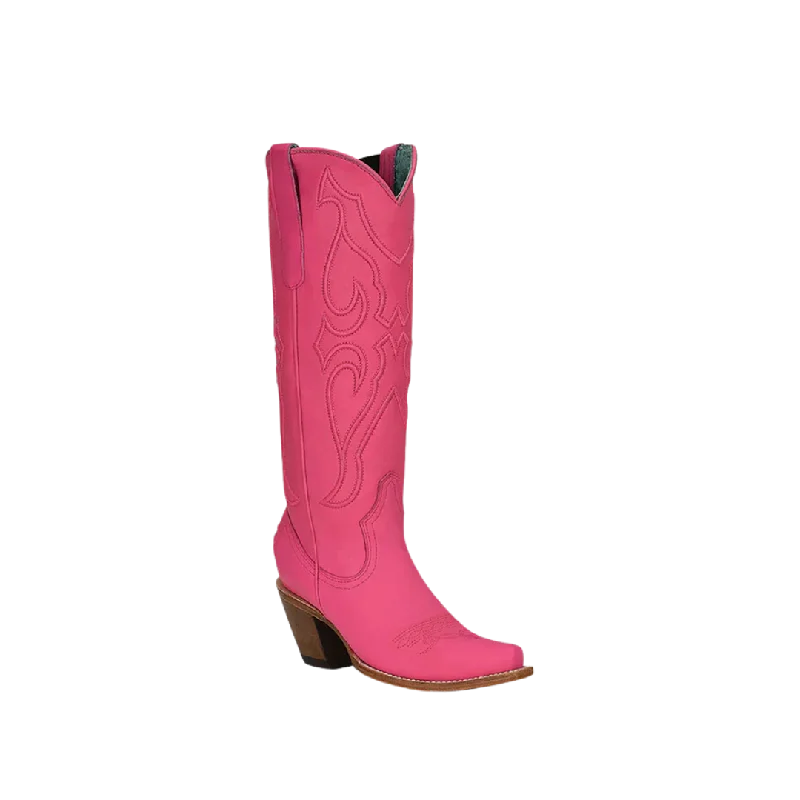 women's cowboy boots with elastic sides Corral Boots Women's Barbie Inlay Fuchsia Pink Boots women's cowboy boots with elastic sides Corral Boots Women's Barbie Inlay Fuchsia Pink Boots