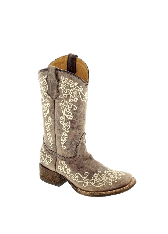women's cowboy boots with spurs Corral Ladies Embroidery Brown Cowhide Leather Cowgirl Boots women's cowboy boots with spurs Corral Ladies Embroidery Brown Cowhide Leather Cowgirl Boots
