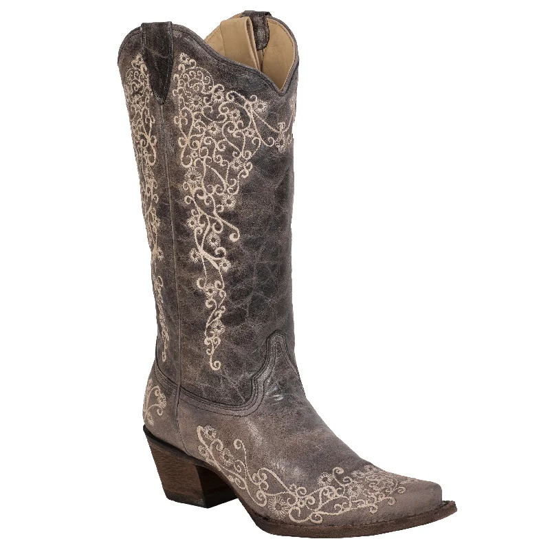 women's cowboy boots for line dancing Corral Ladies Embroidery Brown Cowhide Leather Cowgirl Boots women's cowboy boots for line dancing Corral Ladies Embroidery Brown Cowhide Leather Cowgirl Boots