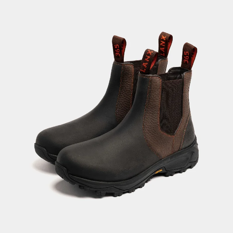 Women's platform Chelsea boots for a bold fashion statement EDGWORTH / BLACK & BROWN Women's platform Chelsea boots for a bold fashion statement EDGWORTH / BLACK & BROWN