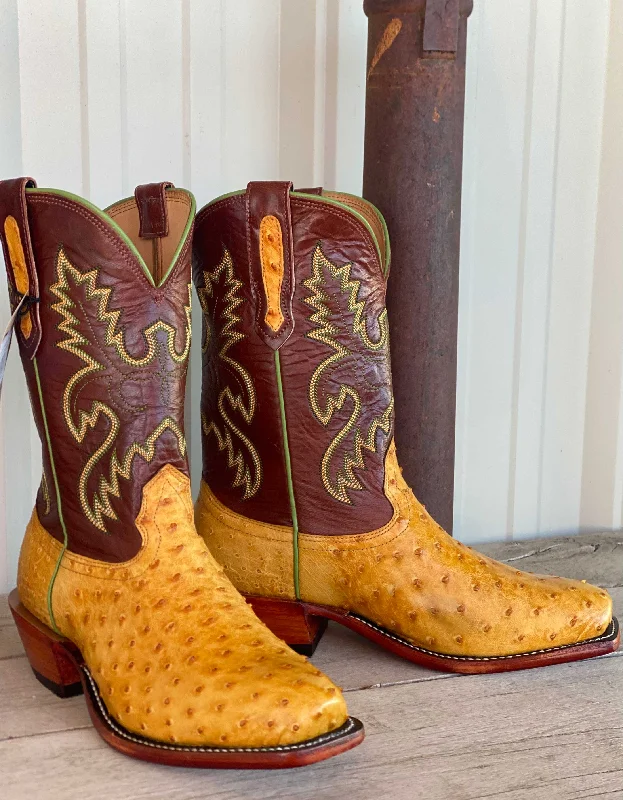 women's cowboy boots with lace-up detail Fenoglio Boot Co. | Buttercup Bruciato FQ Ostrich Boot women's cowboy boots with lace-up detail Fenoglio Boot Co. | Buttercup Bruciato FQ Ostrich Boot